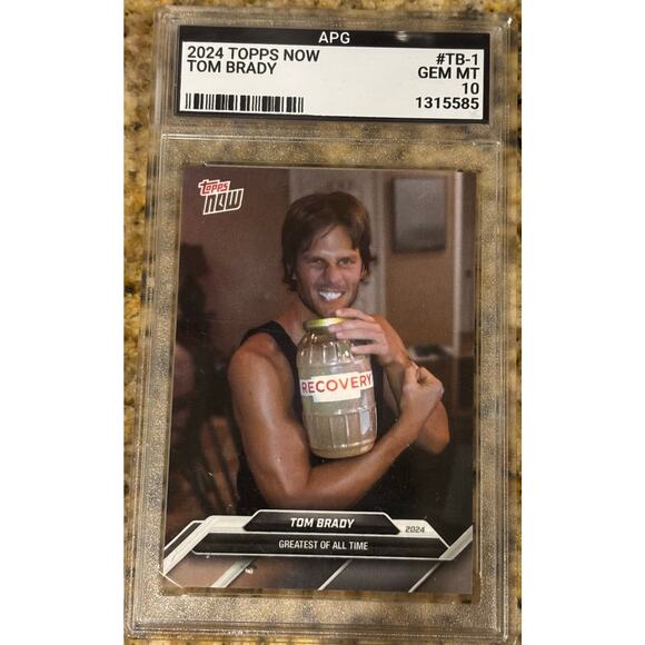2024 Topps Now #TB1 Tom Brady APG 10 GOAT - Picture 3 of 4